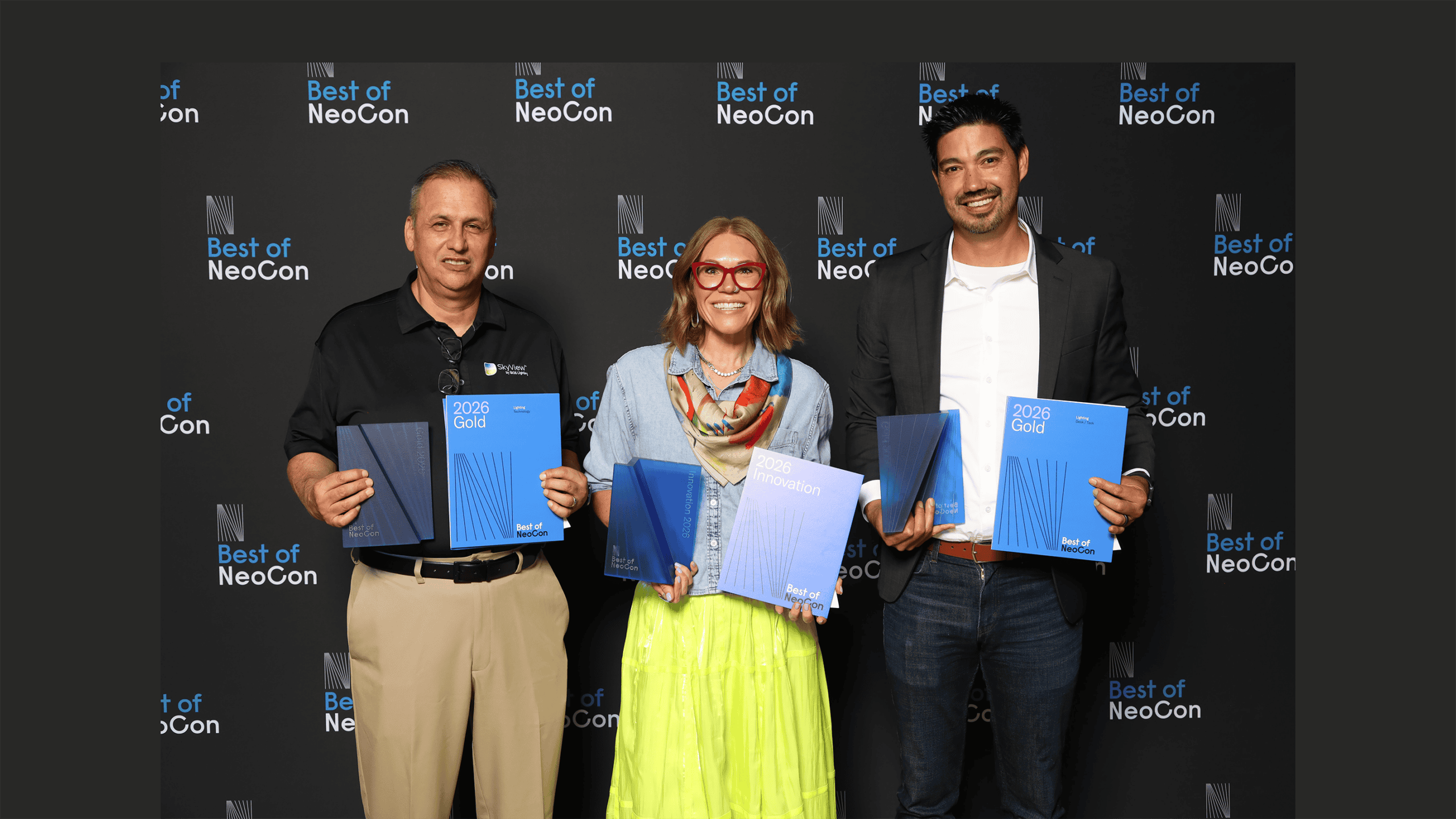 Kicking off our first full day at NeoCon with awards in hand!